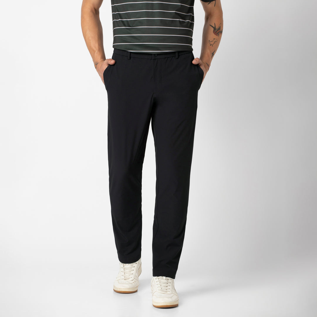 Tour Pant Black on model