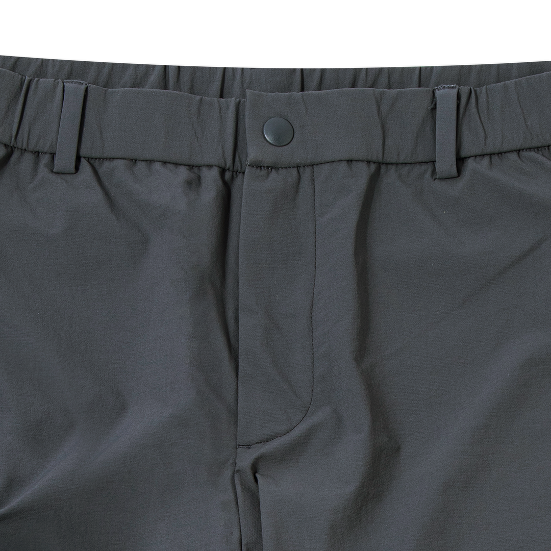 Tour Pant Dark Grey flat close up front