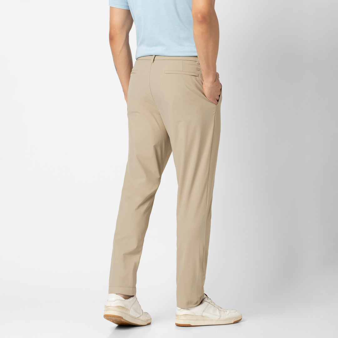 Tour Pant Khaki back on model