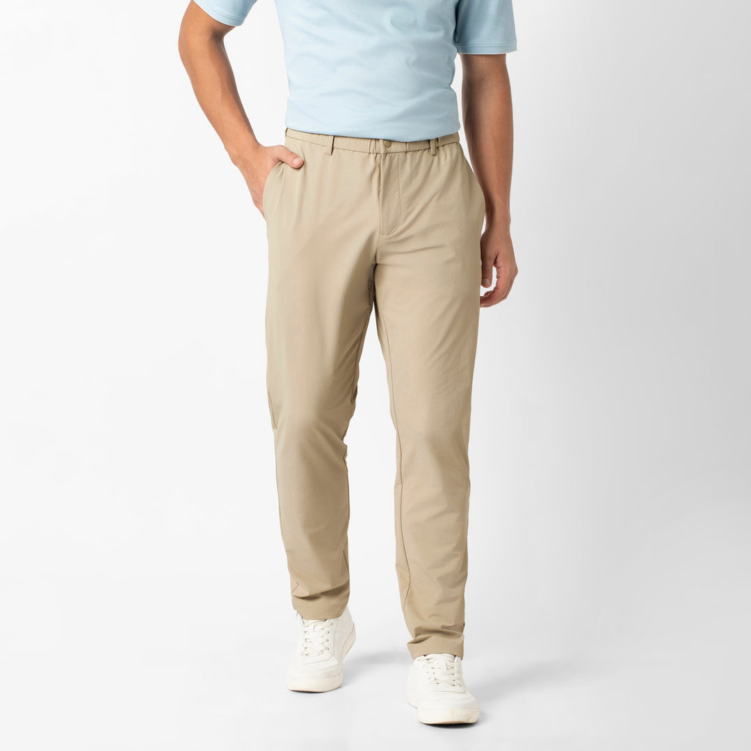 Tour Pant Khaki front on model