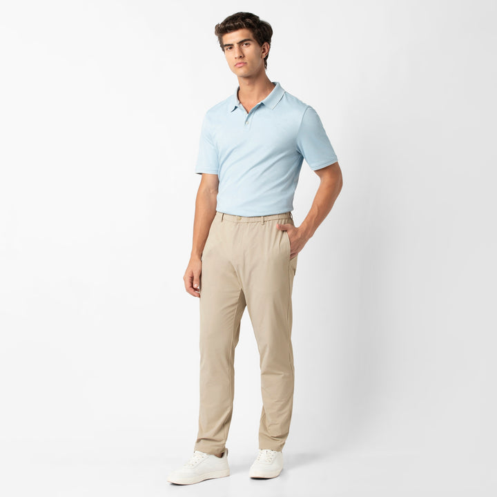 Tour Pant Khaki full body on model