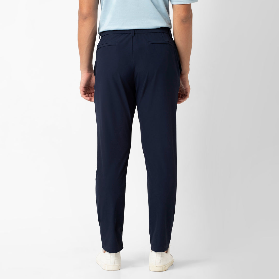 Tour Pant Navy back on model