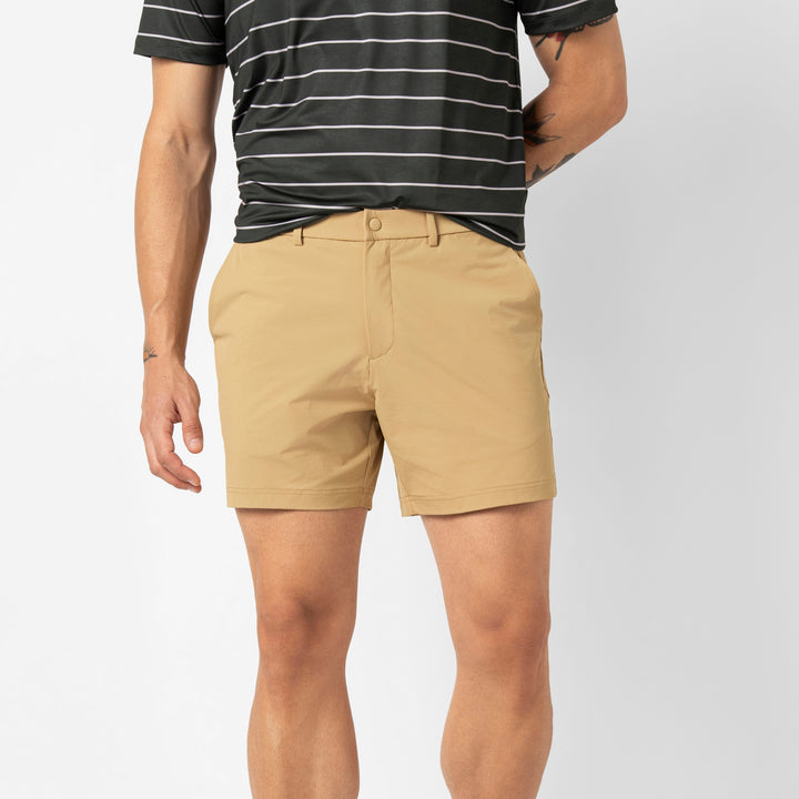 Tour Short Natural 5 front on model
