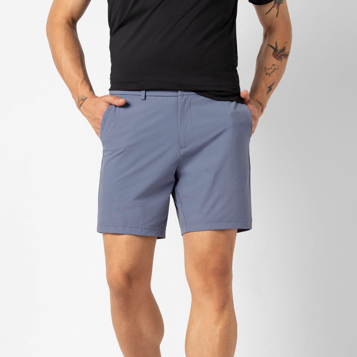 Tour Short 7" Flint front on model