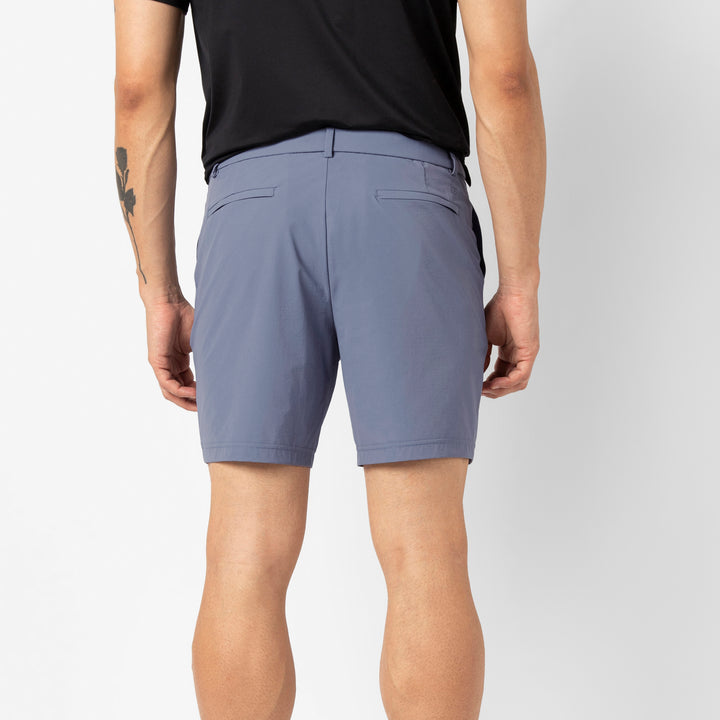 Tour Short 7" Flint back on model