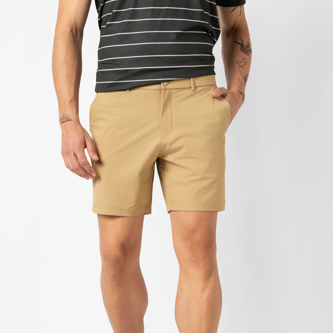 Tour Short Natural 7 front on model