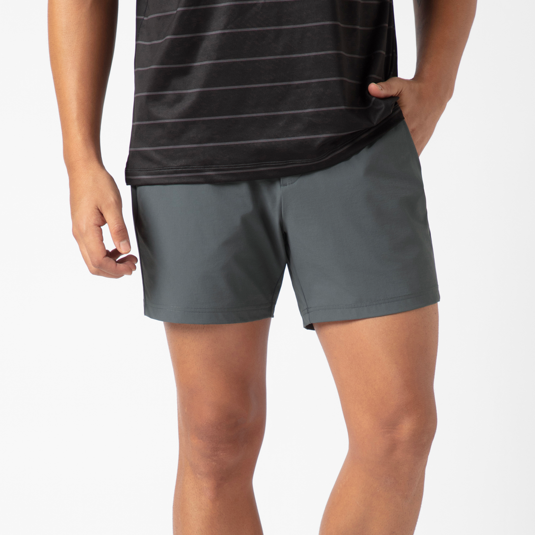 Tour Short Dark Grey front on model