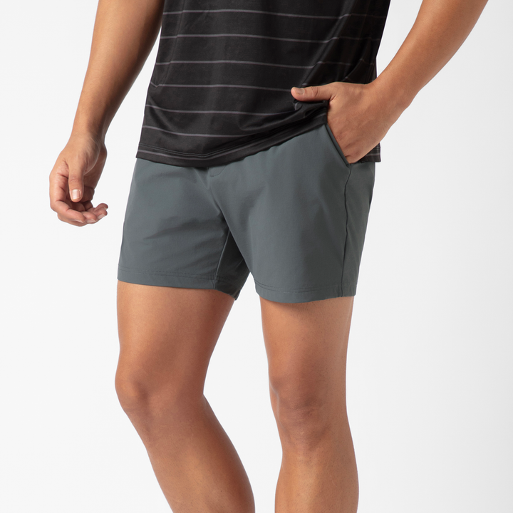 Tour Short Dark Grey side on model