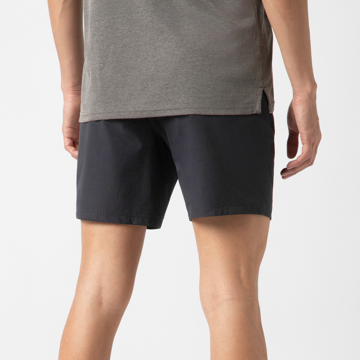 Tour Short 7" Black back on model