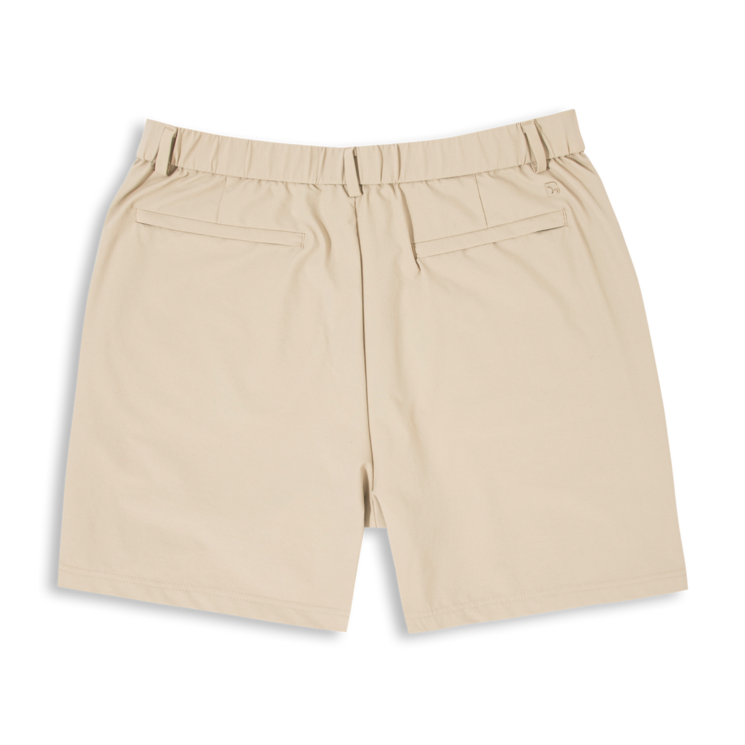 Tour Short 7" Khaki back