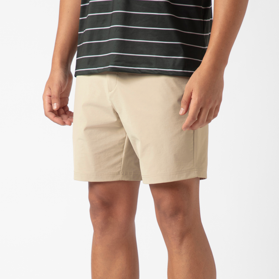 Tour Short 7" Khaki side on model