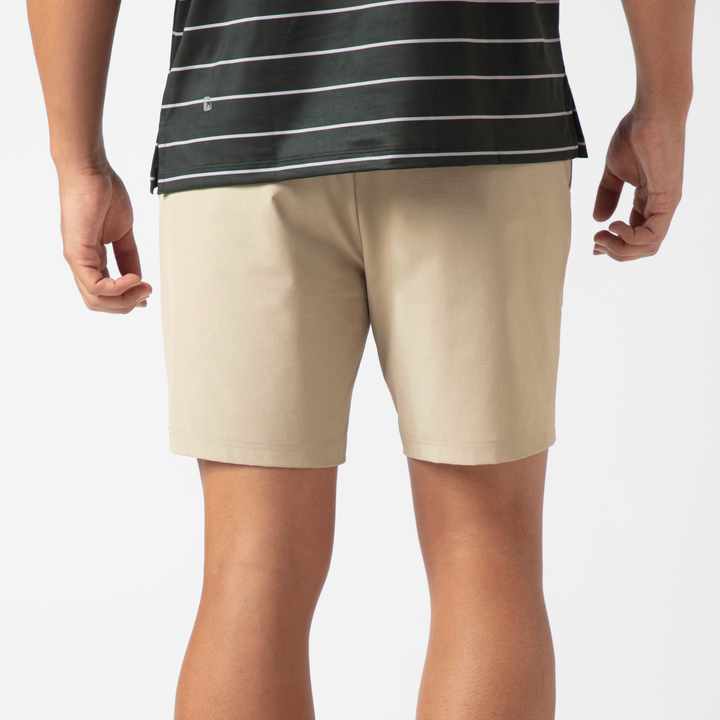 Tour Short 7" Khaki back on model