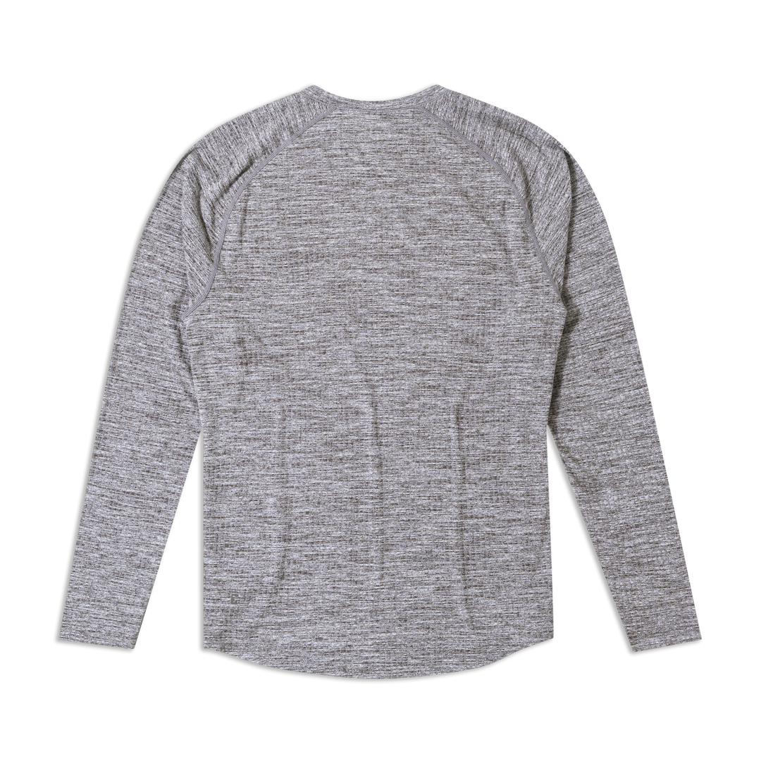 Tread Long Sleeve Tee Charcoal flat back