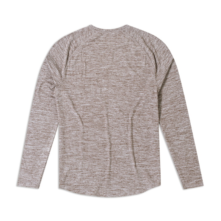 Tread Long Sleeve Tee Cocoa back flat