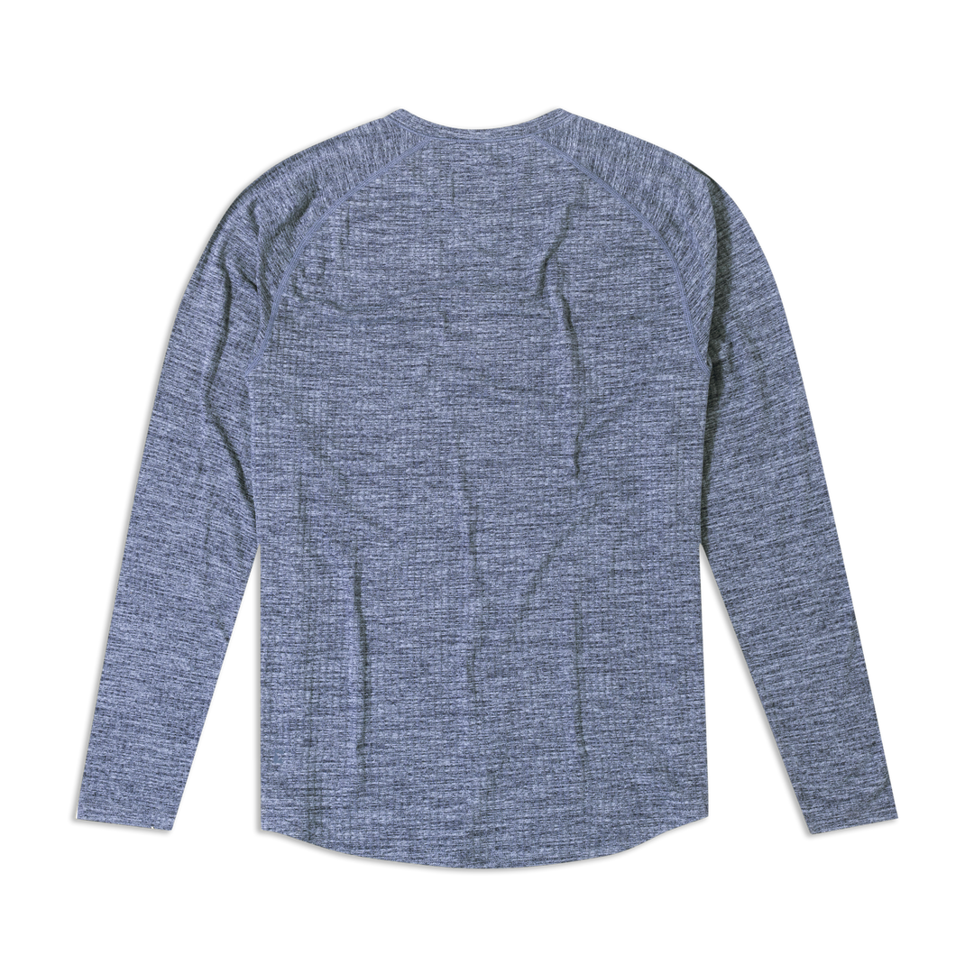 Tread Long Sleeve Tee Denim back flat