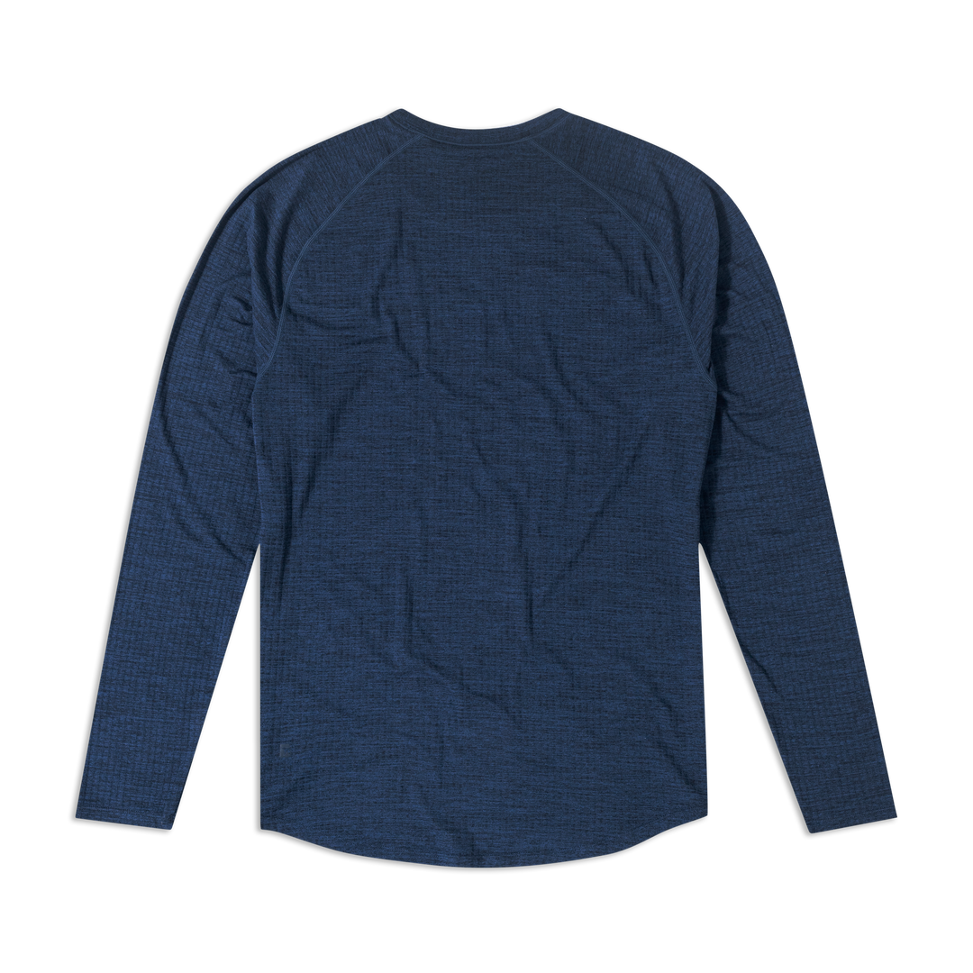 Tread Long Sleeve Tee Navy back flat