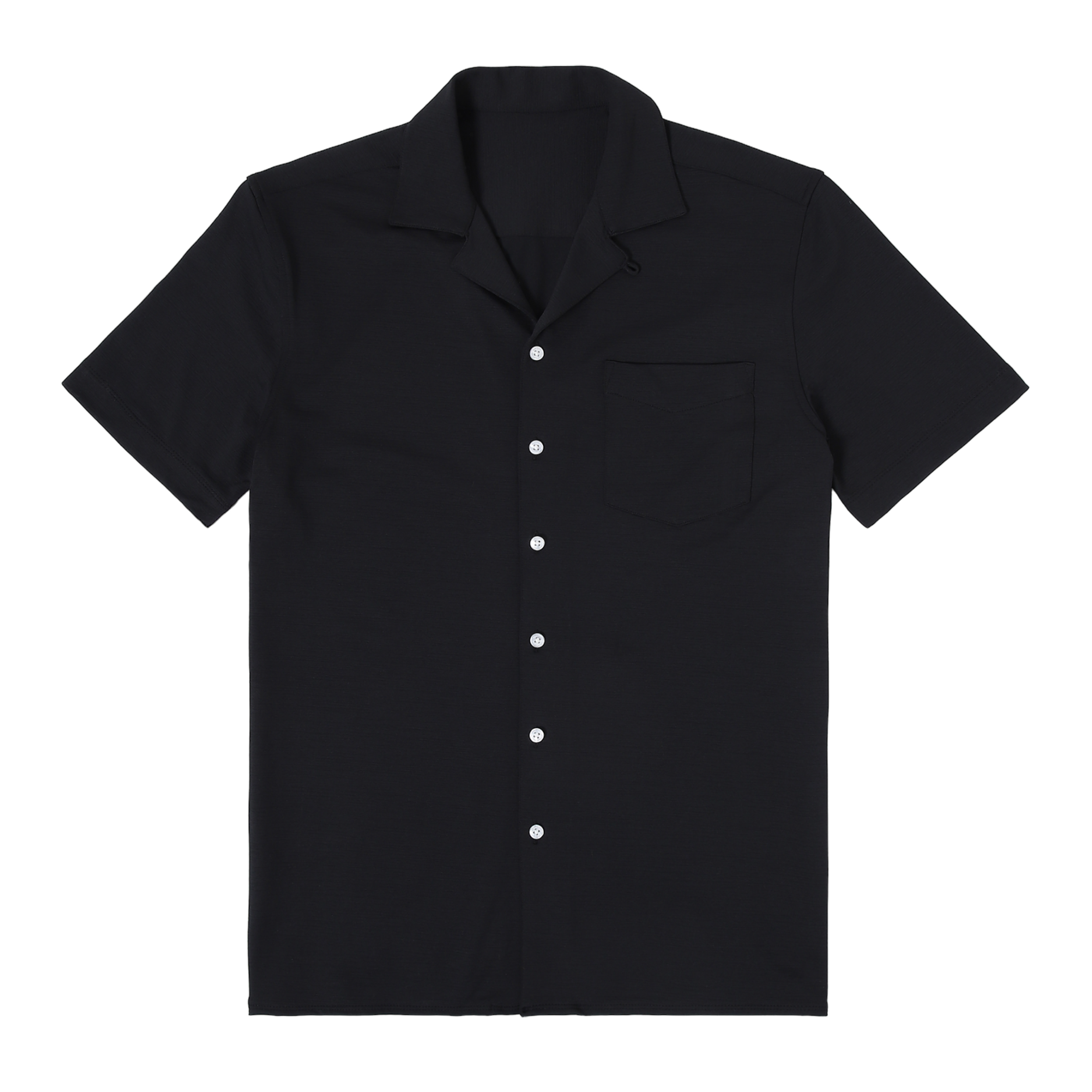 Villa Camp Collar Shirt Black