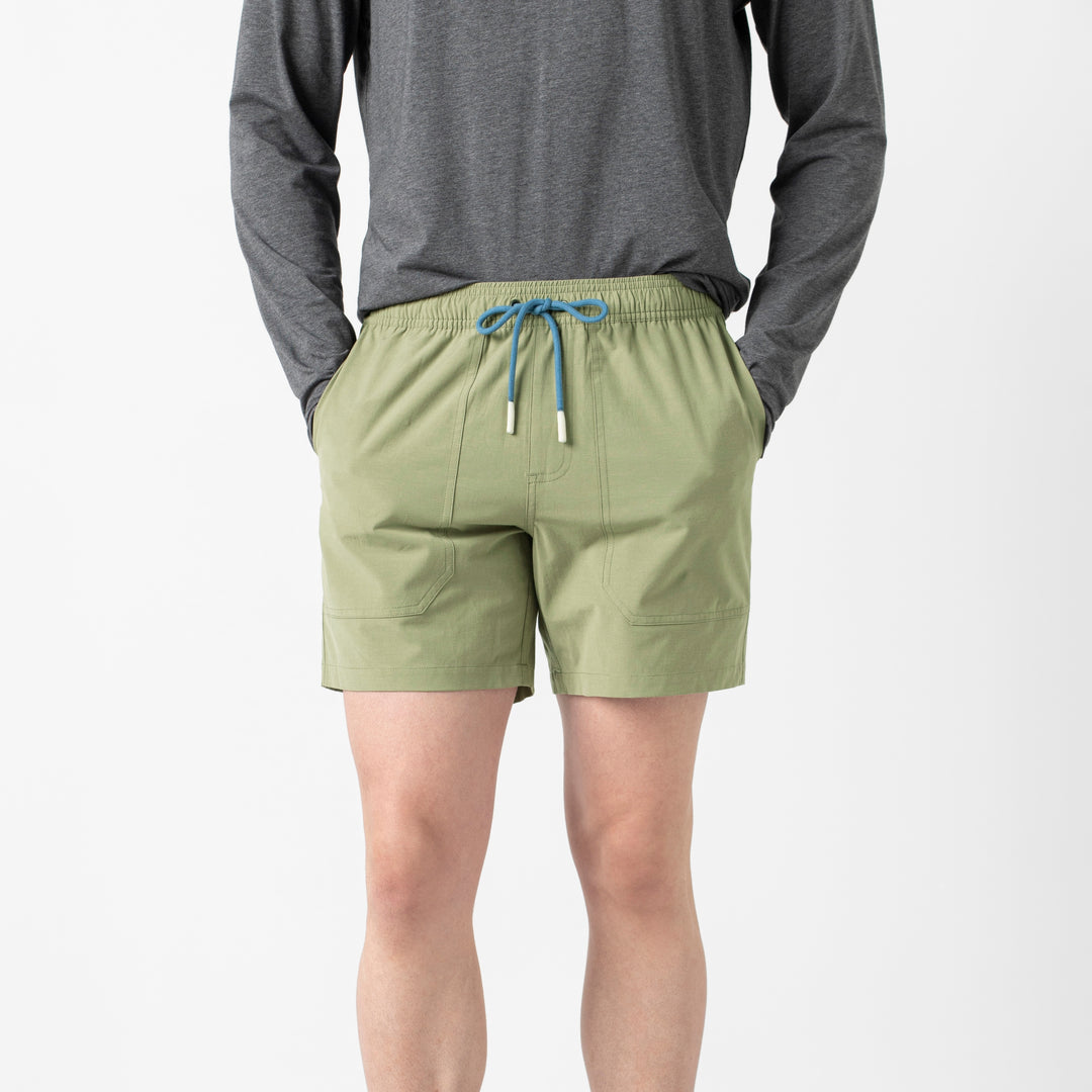 Volley Land Short Fern front on model