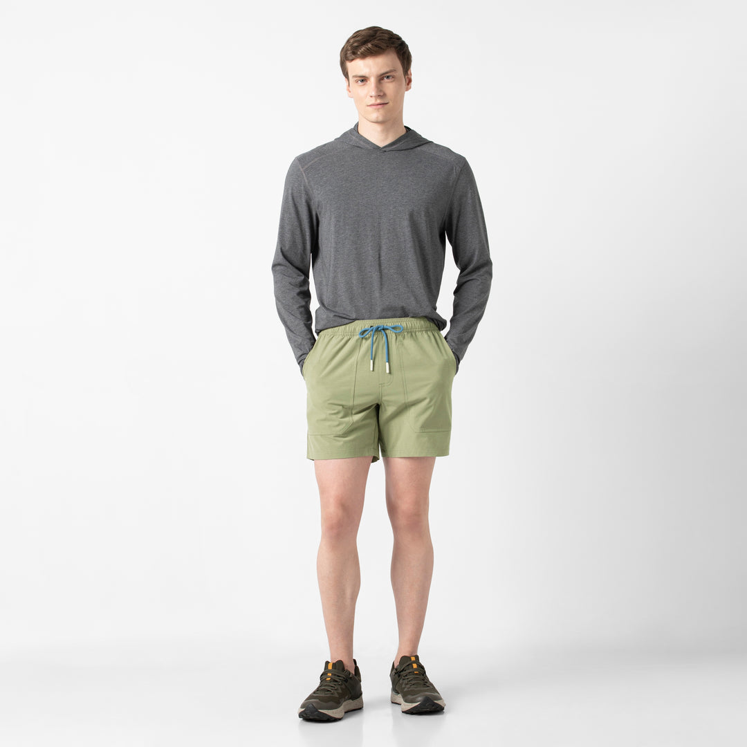 Volley Land Short Fern full body on model