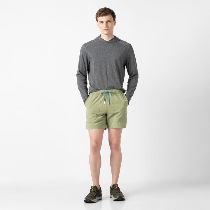 Volley Land Short Fern full body on model