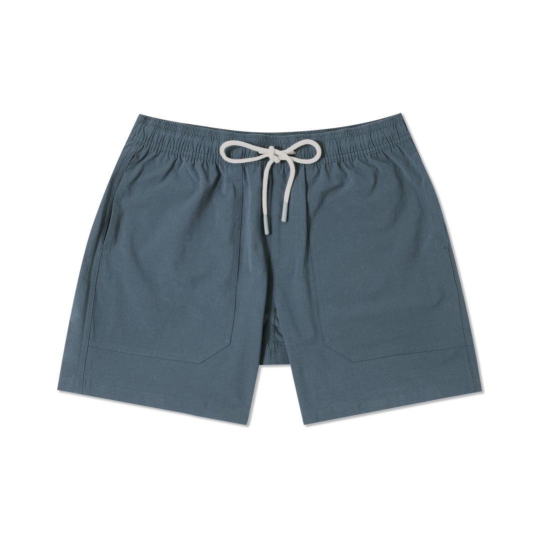 Volley Land Short Navy front flat