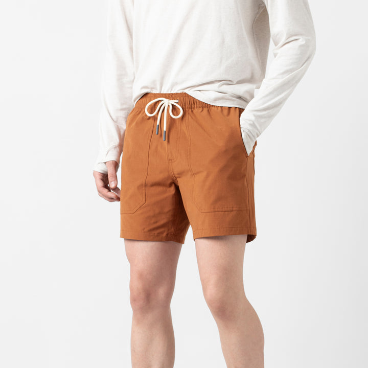 Volley Land Short Rust side on model