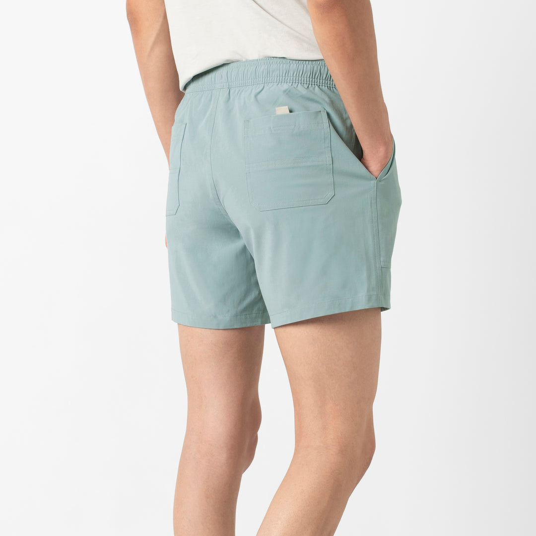 Volley Land Shark Grey back on model
