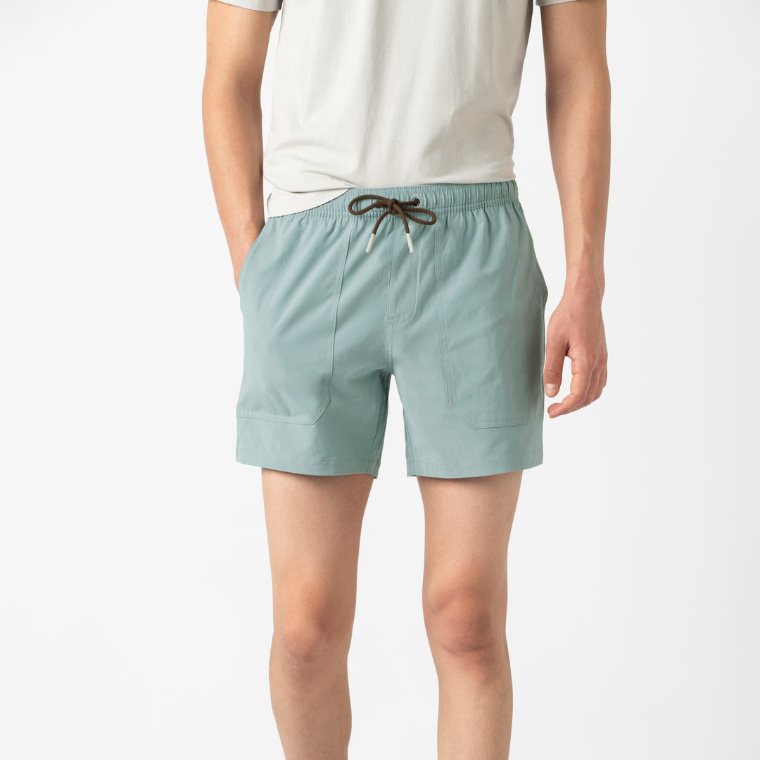 Volley Land Short Shark front on model