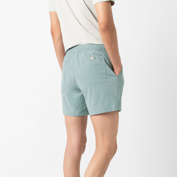 Volley Land Short Shark back on model