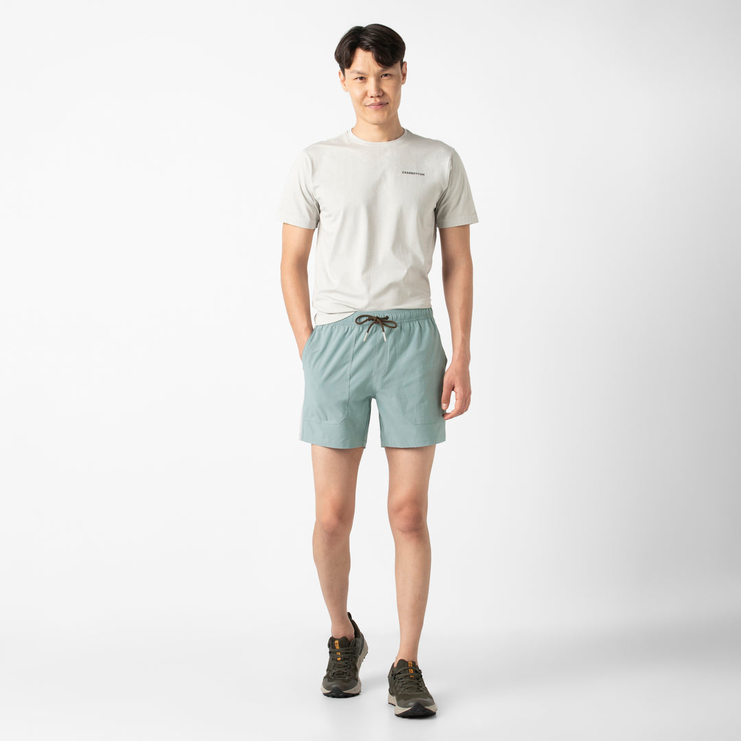 Volley Land Short Shark full body on model