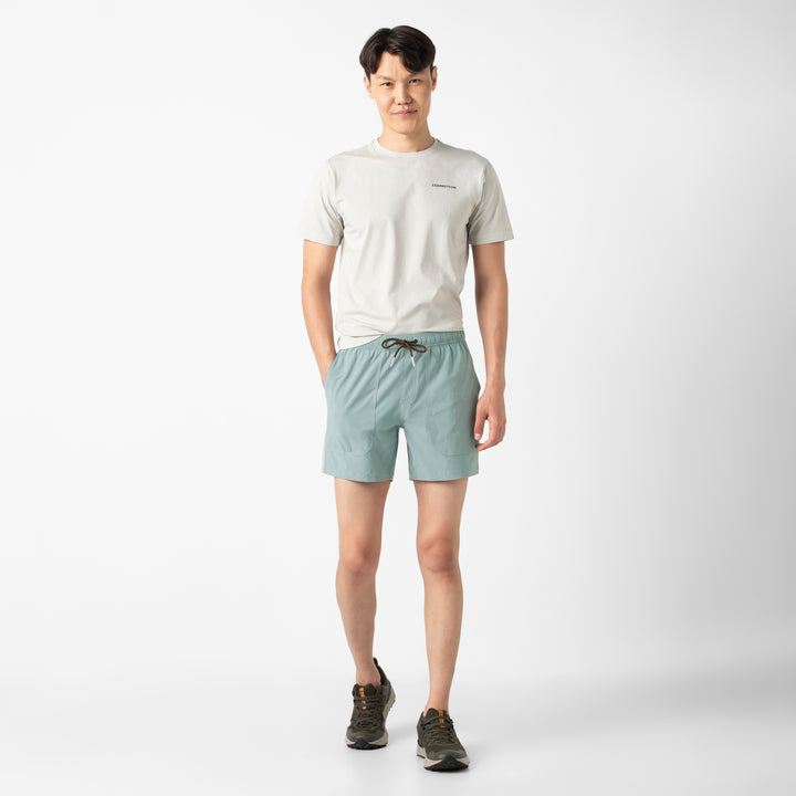 Volley Land Short Shark full body on model