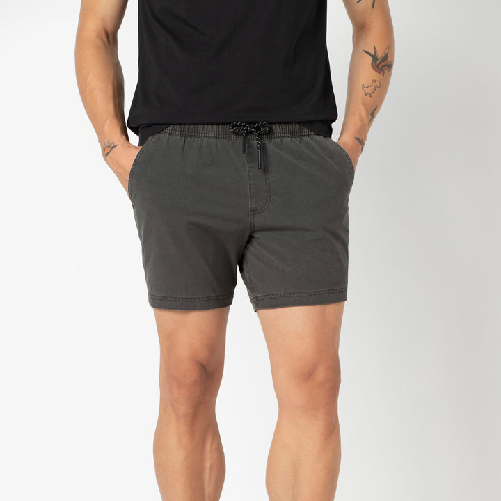 Volley Short 5 Charcoal front on model