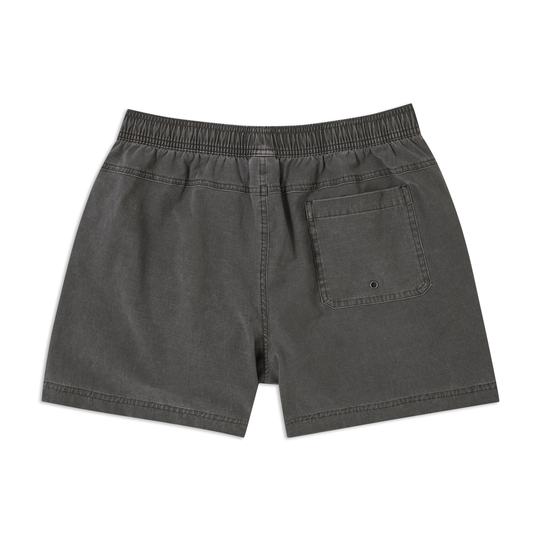 Volley Short 5 Charcoal back flat