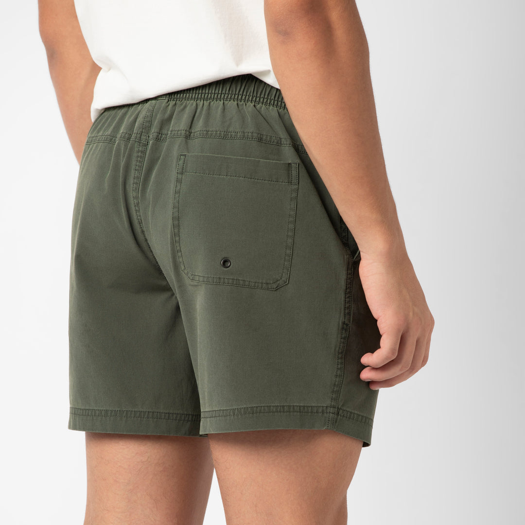 Volley Short 5 Green back on model