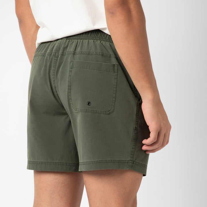Volley Short 5 Green back on model