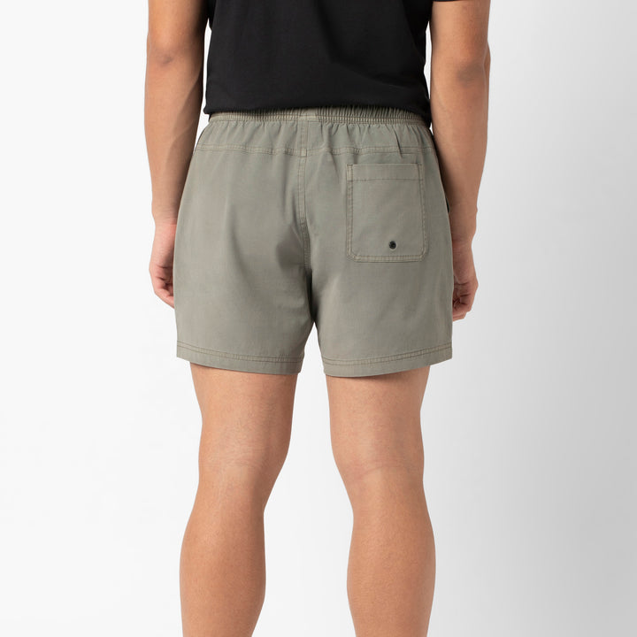 Volley Short 5 Grey back on model