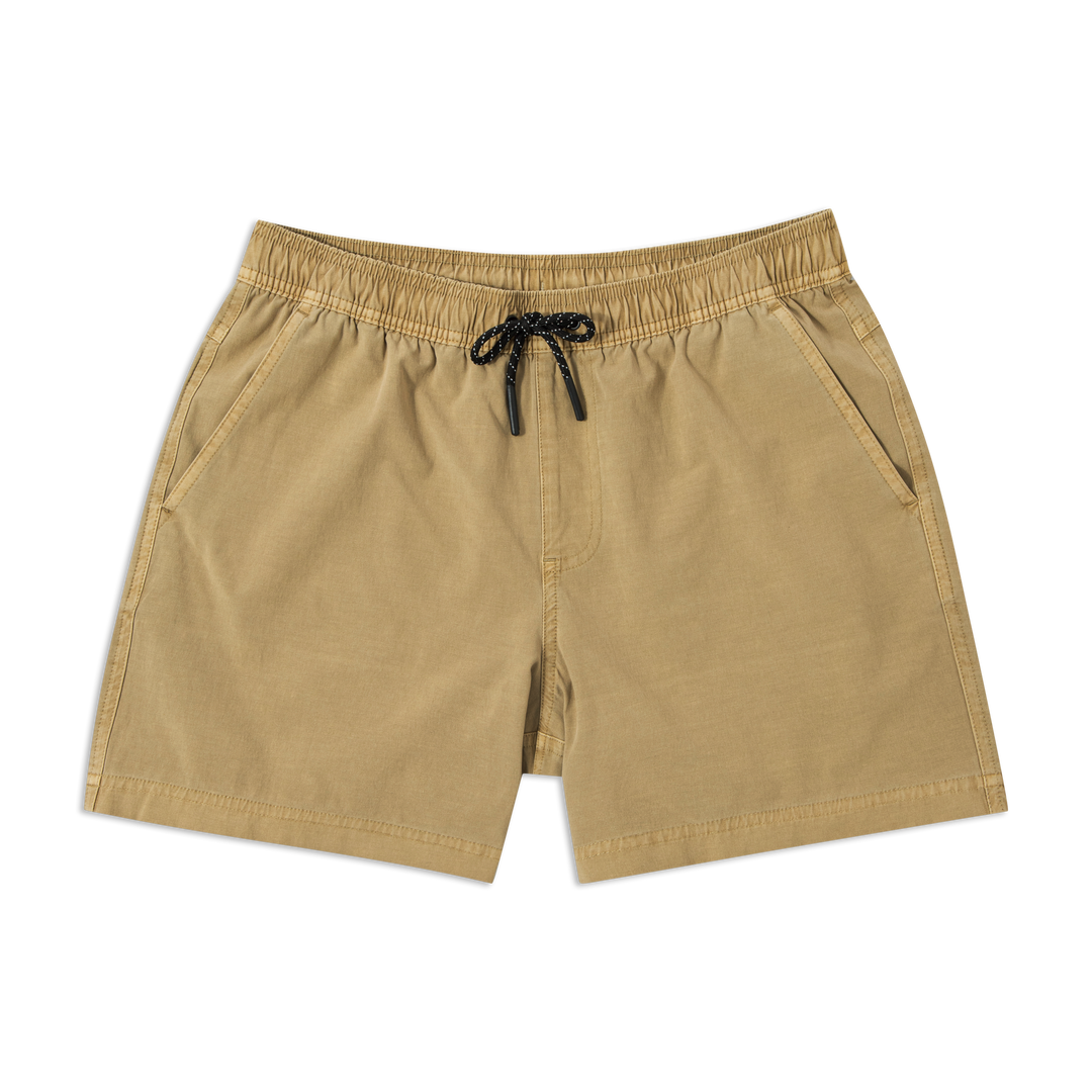 Volley Short 5 Khaki front flat