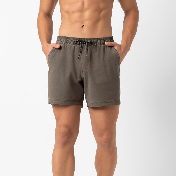 Volley Short 5 Moth front on model