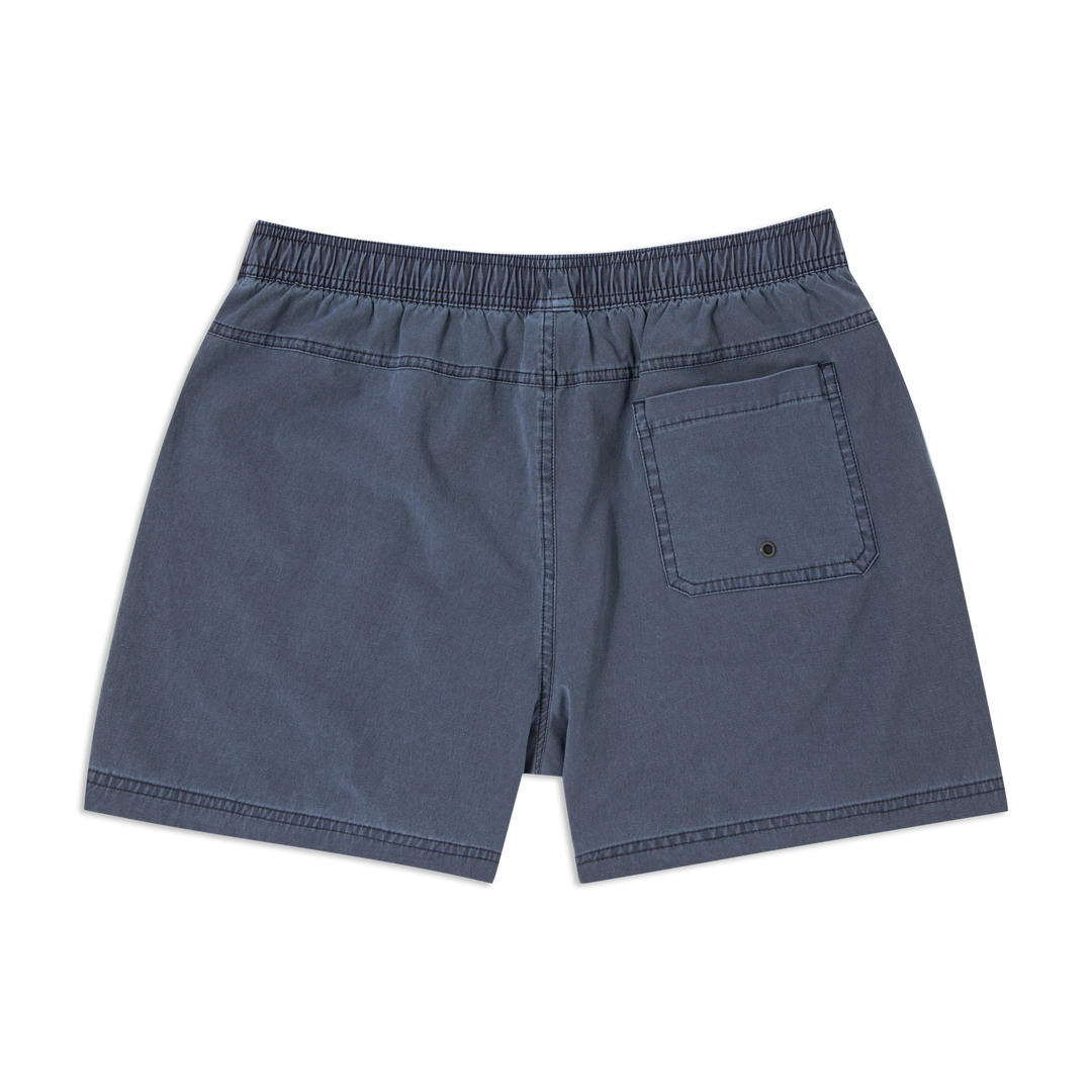 Volley Short 5 Navy back flat