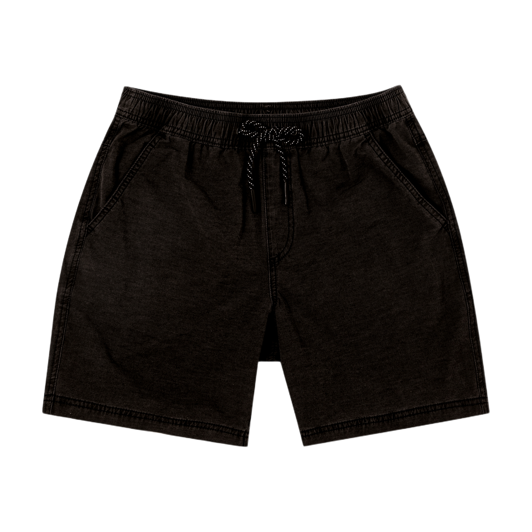 Volley Short Black 7" front flat
