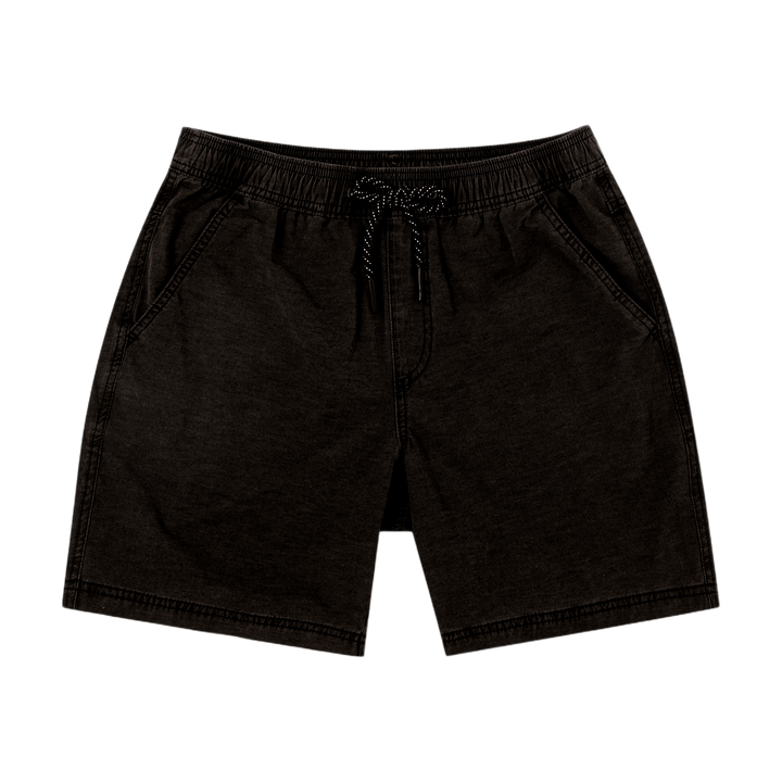 Volley Short Black 7" front flat