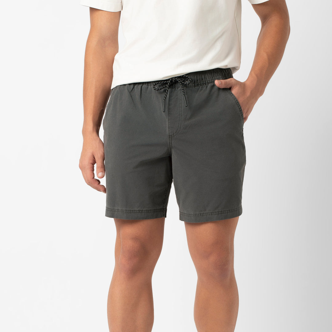 Volley Short 7 Charcoal front on model