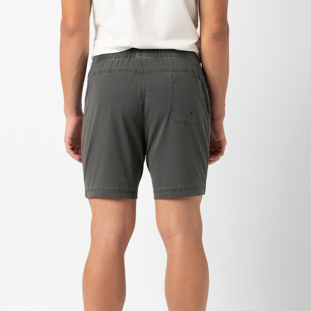 Volley Short 7 Charcoal back on model