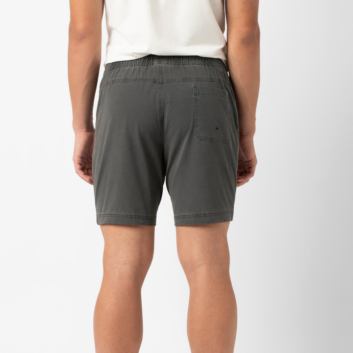 Volley Short 7 Charcoal back on model