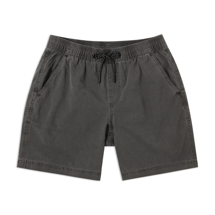 Volley Short 7 Charcoal flat front