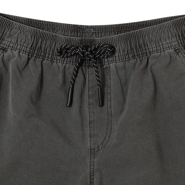 Volley Short 7 Charcoal front close up flat