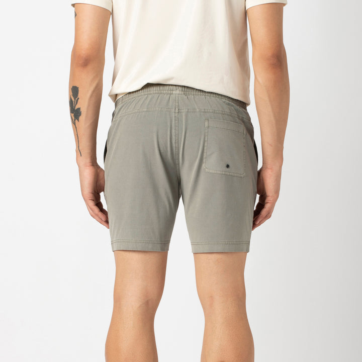 Volley Short 7 Grey back on model