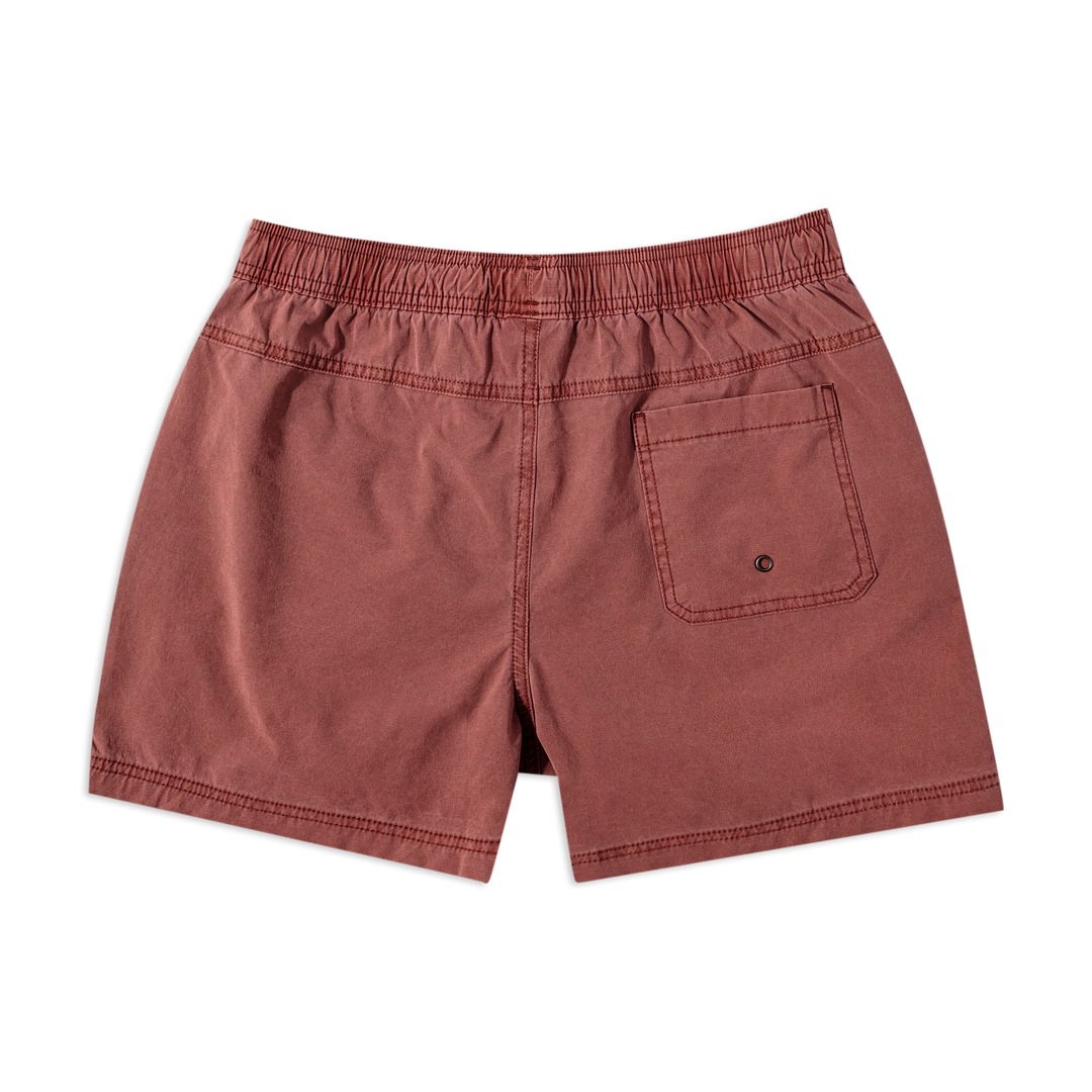 Volley Short 5 Burgundy back