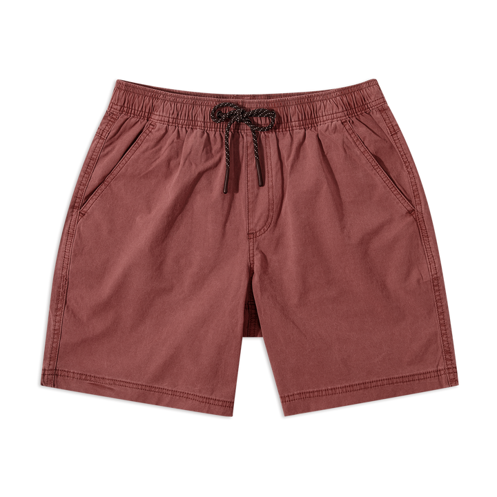 Volley Short 7" Burgundy front