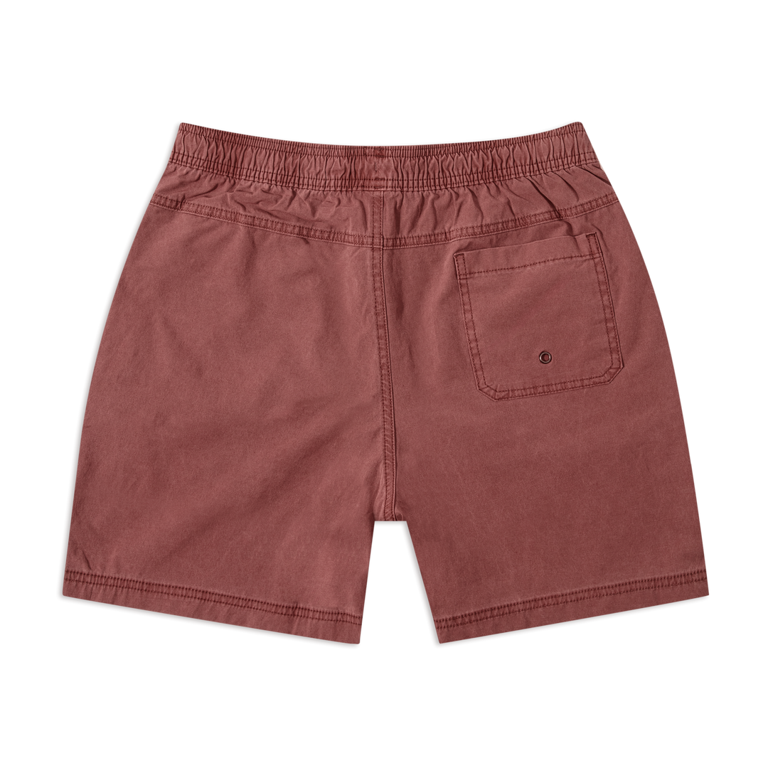 Volley Short 7" Burgundy back